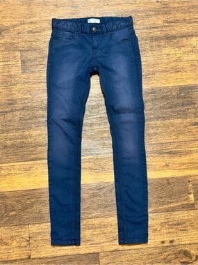 Free People Skinny Jeans in Dark Blue Indigo